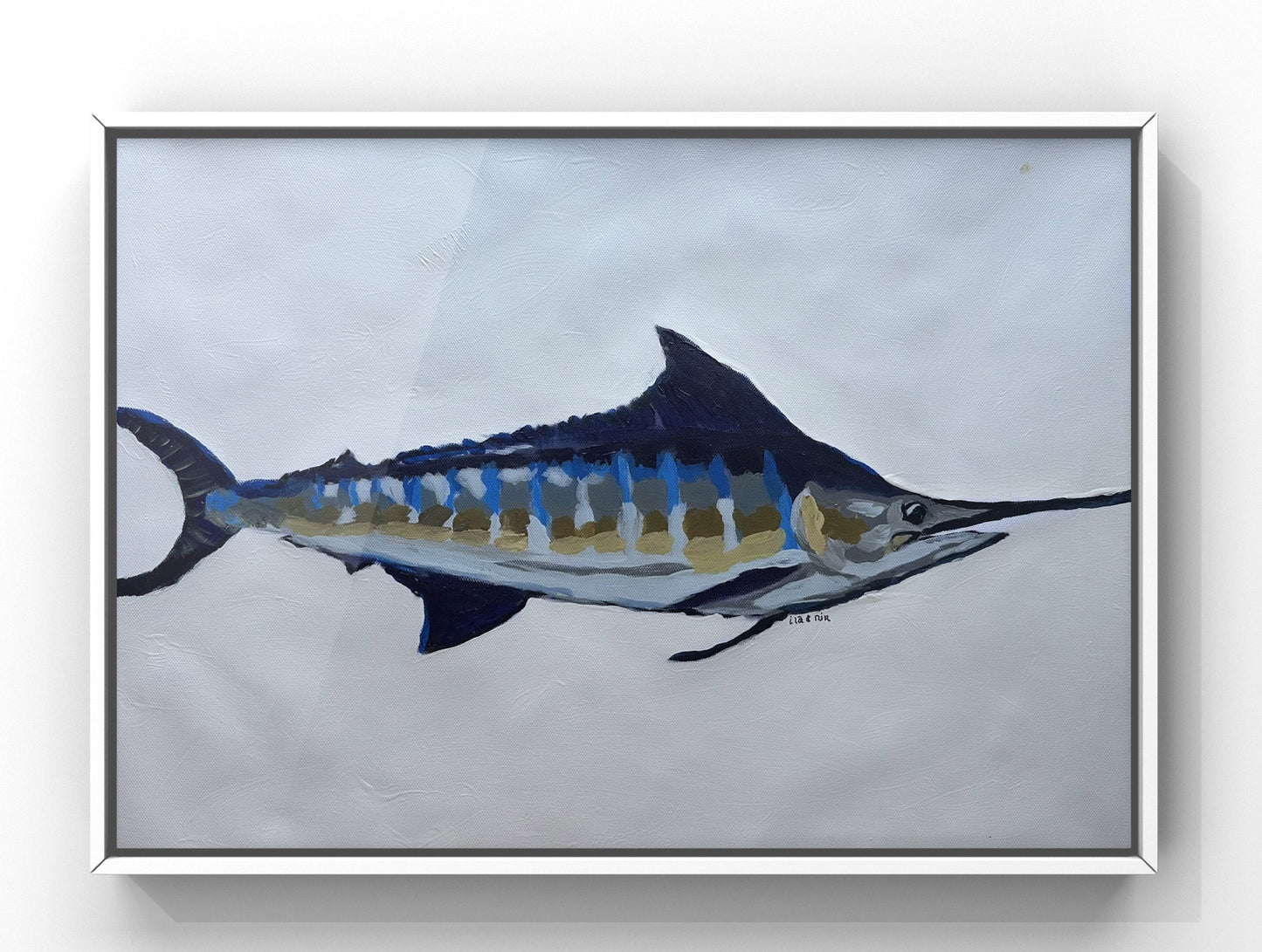 Blue Marlin Print
