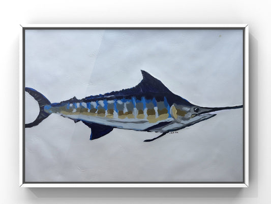 Blue Marlin Print