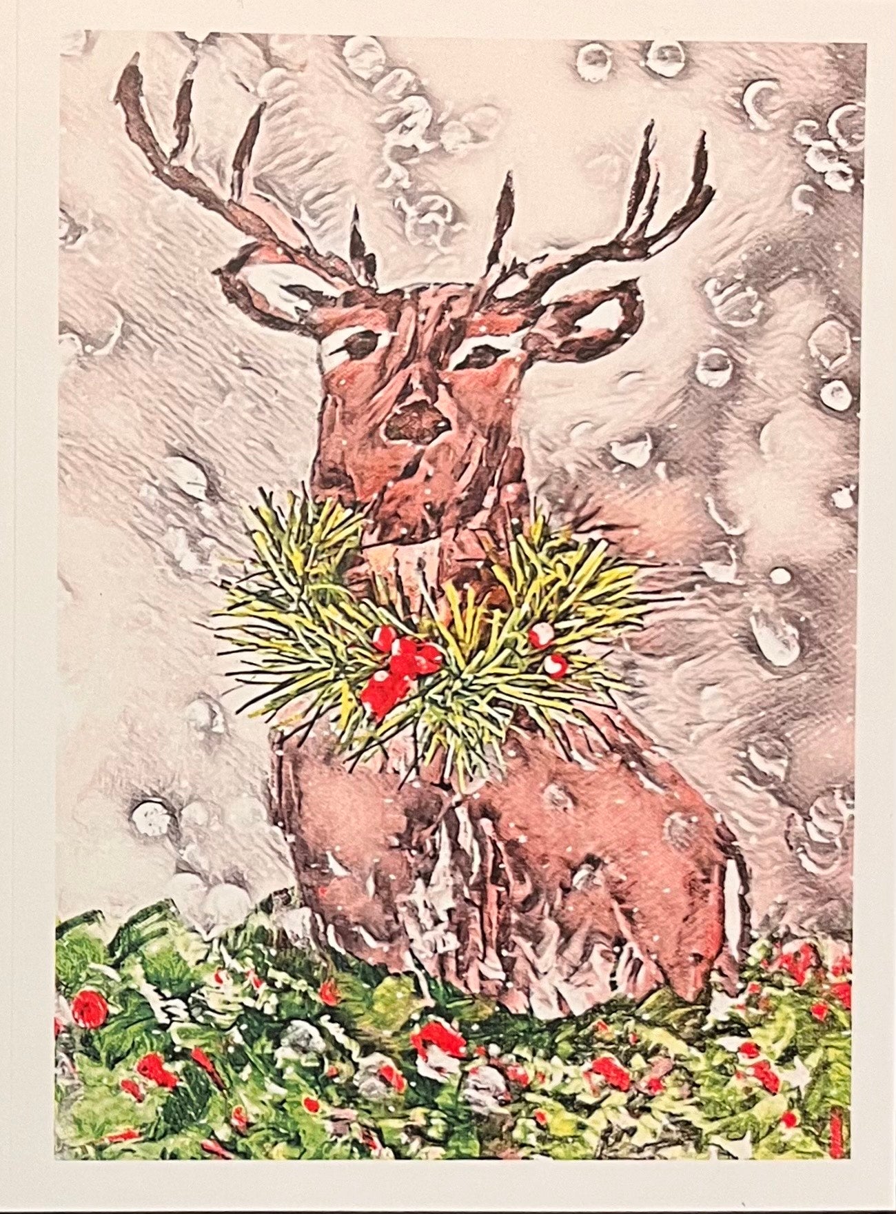 Wishing You a Won"deer"ful Christmas! (24 Cards and 24 Envelopes)